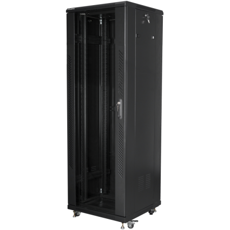 ARMARIO LANBERG RACK 19 37U 600X600 FLAT PACK BLACK NEGRO