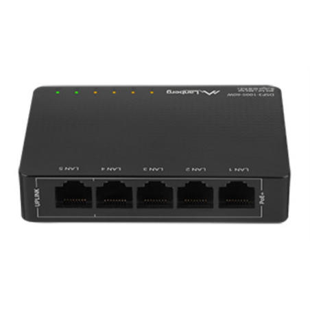 SWITCH LANBERG 5 PTOS GBIT POE4 PORT POE 30W PORT MAX 60W