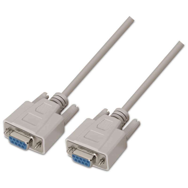 CABLE AISENS SERIE RS232 DB9 H DB9 H BEIGE 18M