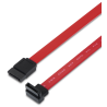 CABLE AISENS SATA III DATOS 6G DATOS ACODADO ROJO 05M