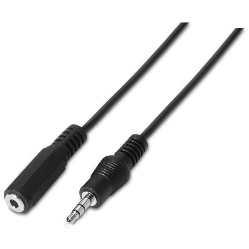 CABLE AISENS AUDIO ESTEREO JACK 35 M JACK 35 H NEGRO 30M