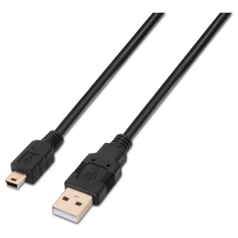 CABLE AISENS USB 20 TIPO A M MINI B M NEGRO 10M