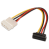 CABLE AISENS SATA ALIMENTACION ACODADO MOLEX 4PIN M SATA H 16CM
