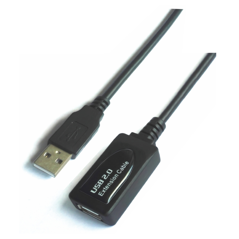 CABLE AISENS USB 20 PROLONGADOR AMPLIFICADOR A M A H 10M NEGRO