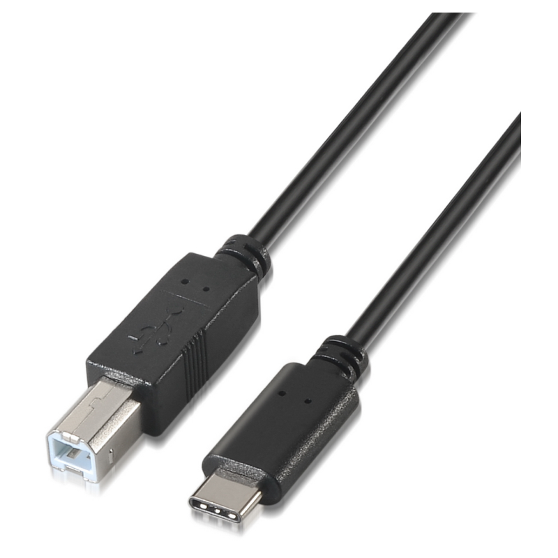 CABLE AISENS USB 20 IMPRESORA 3A TIPO USB C M B M NEGRO 10M