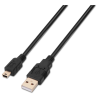 CABLE AISENS USB 20 TIPO A M MINI B M NEGRO 18M
