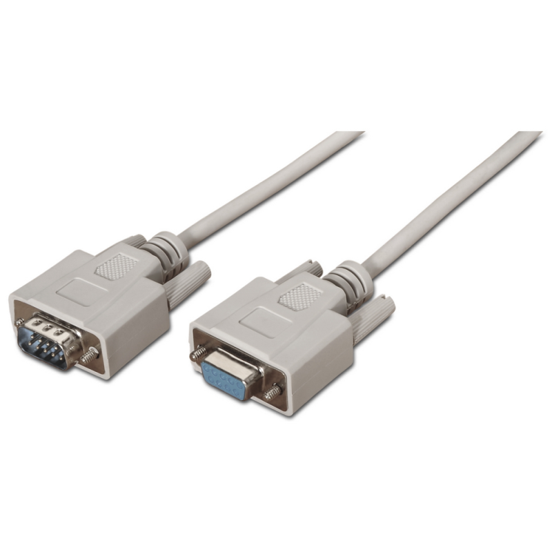CABLE AISENS SERIE RS232 DB9 M DB9 H BEIGE 18M