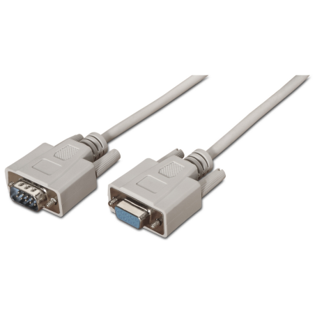 CABLE AISENS SERIE RS232 DB9 M DB9 H BEIGE 18M