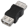 ADAPTADOR AISENS USB 20 TIPO A H A H NEGRO