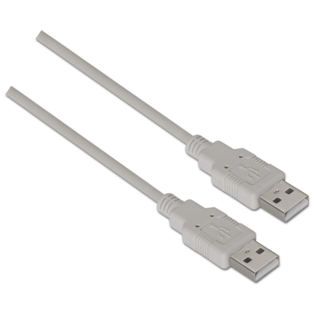 CABLE AISENS USB 20 TIPO A M A M BEIGE 10M