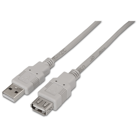 CABLE AISENS USB 20 TIPO A M A H BEIGE 10M