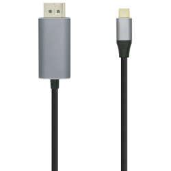 CABLE CONVERSOR AISENS USB C A DISPLAYPORT 4K60HZ NEGRO 18M