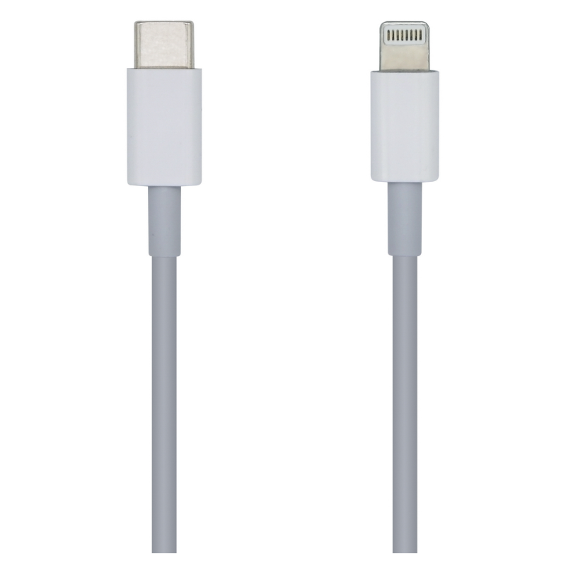 CABLE AISENS USB 20 LIGHTNING M USB C M PD BLANCO 20CM