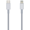 CABLE AISENS USB 20 LIGHTNING M USB C M PD BLANCO 20CM