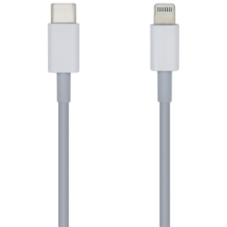 CABLE AISENS USB 20 LIGHTNING M USB C M PD BLANCO 20M