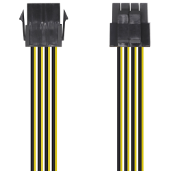 CABLE ALIMENTACION AISENS 8PIN H 44PIN M 30CM