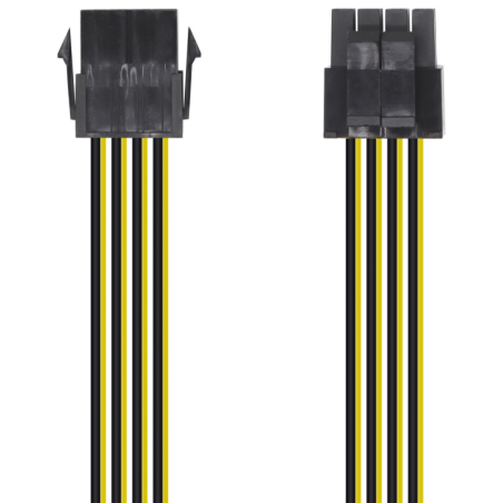 CABLE ALIMENTACION AISENS 8PIN H 44PIN M 30CM