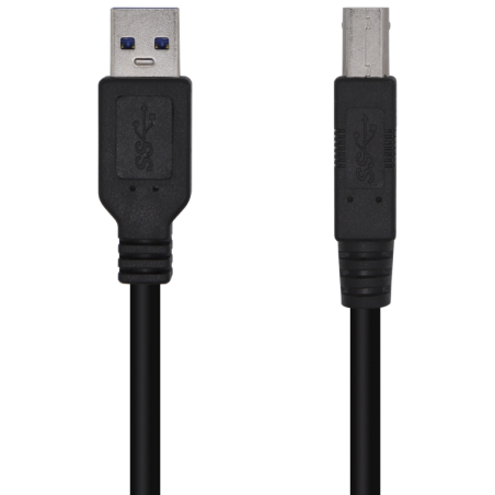 CABLE AISENS USB 30 IMPRESORA TIPO A M B M NEGRO 20M