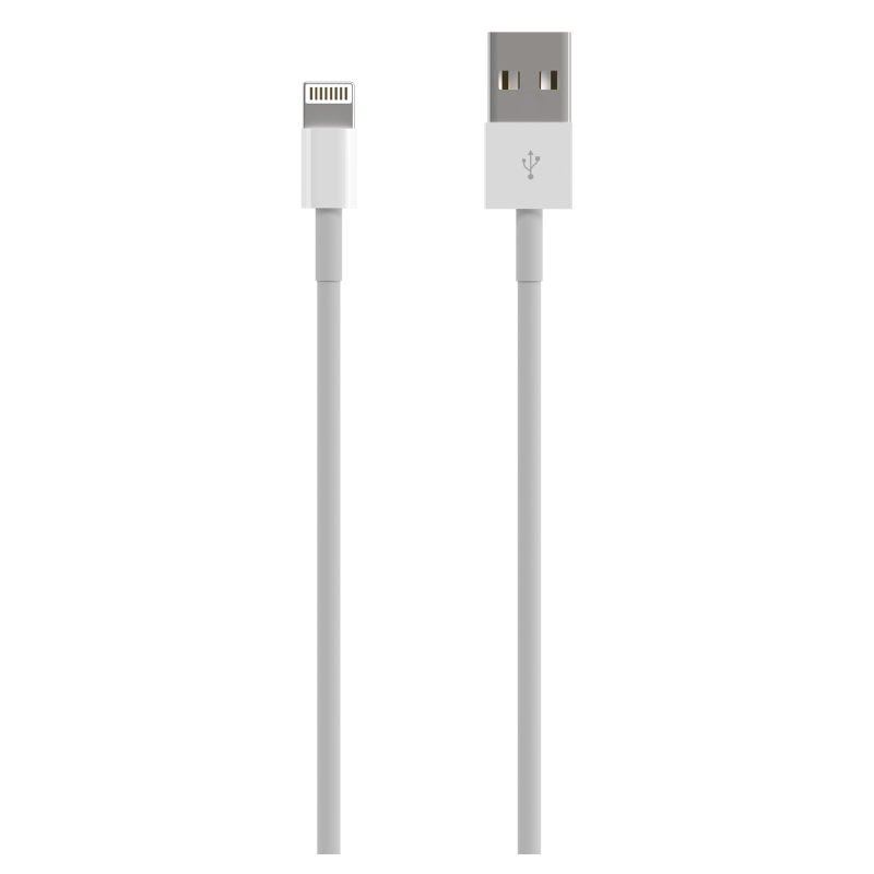 CABLE AISENS USB 20 LIGHTNING M USB A M BLANCO 05M