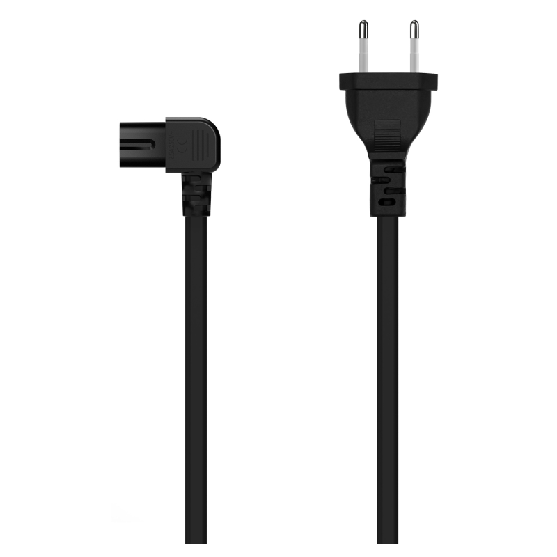 CABLE ALIMENTACION AISENS ACODADO FORMA 8 CEE7 16 M C7 H 3mts