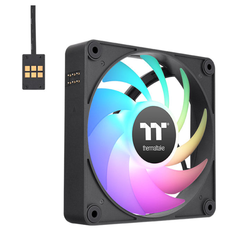 VENTILADOR MAGNETICO DE CAJA THERMALTAKE CT140 EX ARGB 3XVENT NEGRO