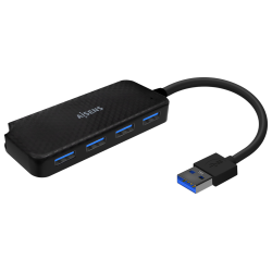 HUB AISENS USB 30 TIPO A M 4XTIPO A H NEGRO 15CM