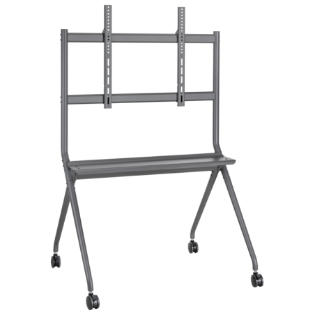 SOPORTE SUELO AISENS RUEDAS BANDEJA DVD PANTALLA 120KG 50 86