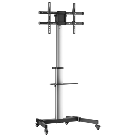 SOPORTE SUELO AISENS RUEDAS BANDEJA DVD PANTALLA 50KG 37 86