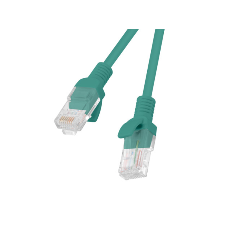 CABLE RED LANBERG LATIGUILLO CAT6 UTP 3M VERDE FLUKE PASSED