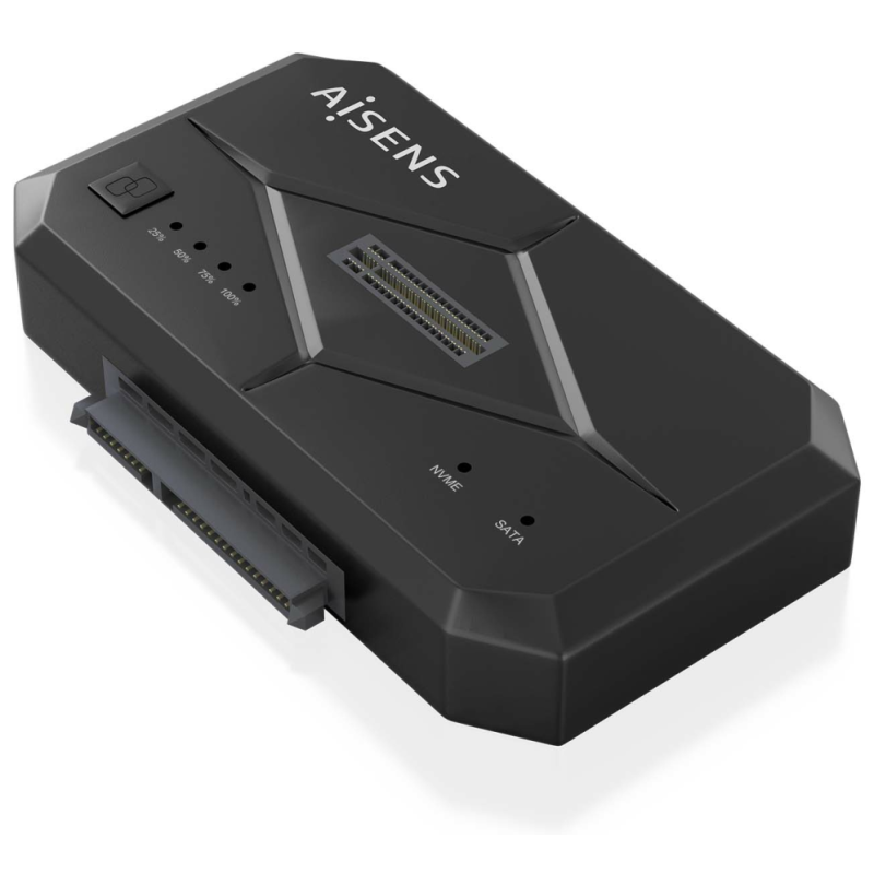 ESTACION DOCKING AISENS SATA 25 35 M2 NVME A USB 31 GEN1 CLONE
