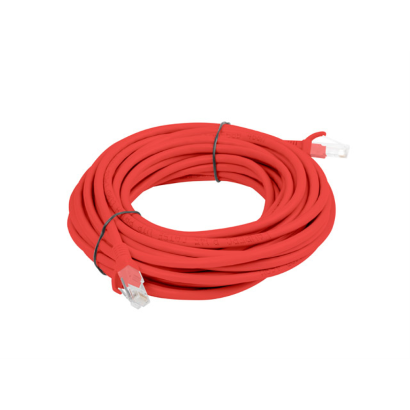 CABLE RED LANBERG LATIGUILLO CAT6 UTP 5M ROJO FLUKE PASSED