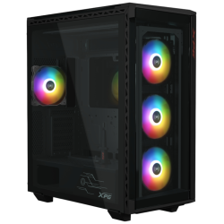 CAJA GAMING XPG BATTLECRUISER II E ATX 1XUSB C 2XUSB SIN FUENTE NEGRO