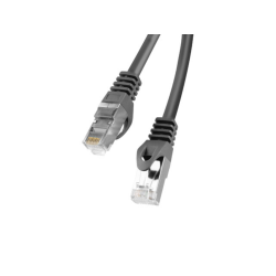 CABLE RED LANBERG LATIGUILLO CAT6 FTP 1M NEGRO FLUKE PASSED