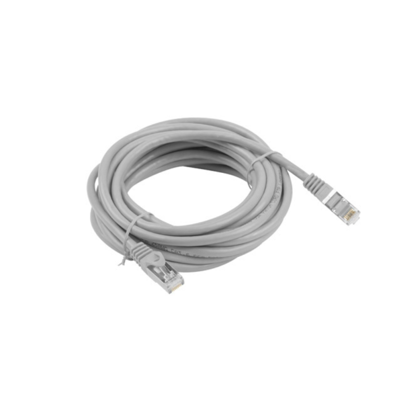 CABLE RED LANBERG LATIGUILLO CAT6 FTP 5M GRIS FLUKE PASSED