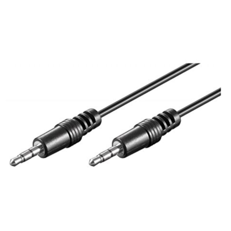CABLE AUDIO ESTEREO EWENT JACK 35mm MACHO A 35mm MACHO 2m