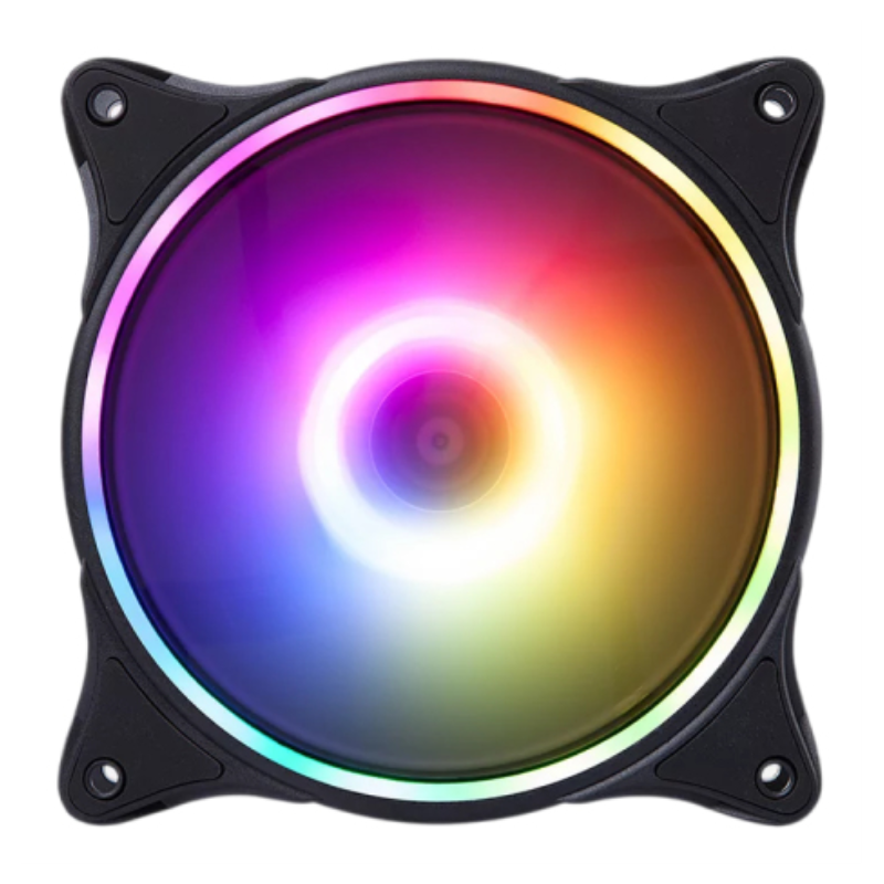 VENTILADOR HIDITEC GAMING ARGB N18 ARGB BLACK 120MM