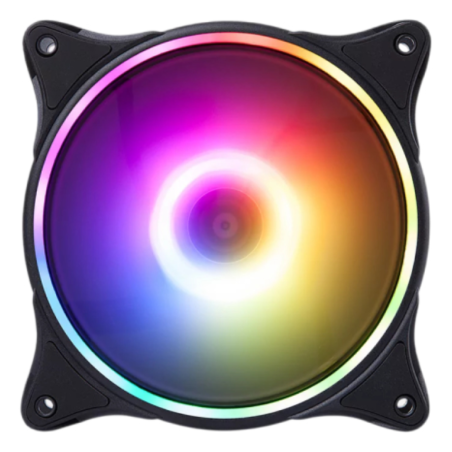 VENTILADOR HIDITEC GAMING ARGB N18 ARGB BLACK 120MM