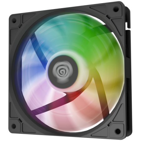 VENTILADOR GENESIS OXAL 120 ARGB NEGRO