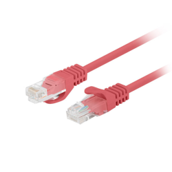CABLE RED LANBERG LATIGUILLO CAT6 UTP 1M ROJO FLUKE PASSED PACK 10 UD