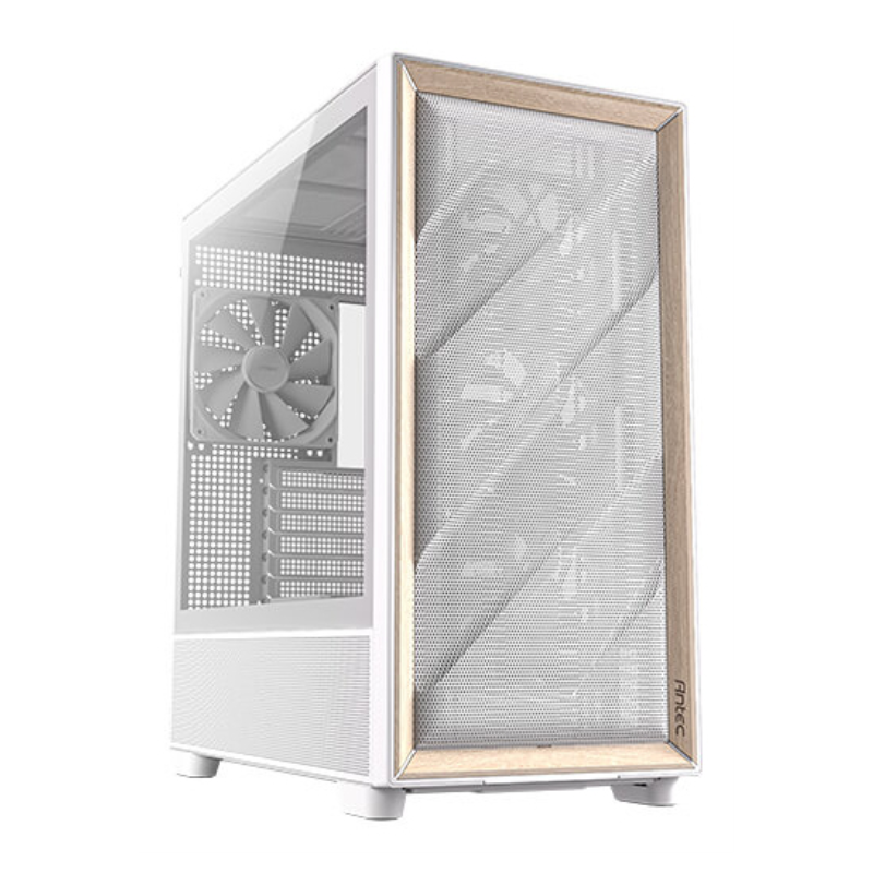 CAJA ANTEC FLUX ATX VENT 3X120MM 1X12OM REVERSE 1X140MM SIN FUENTE BLANCO
