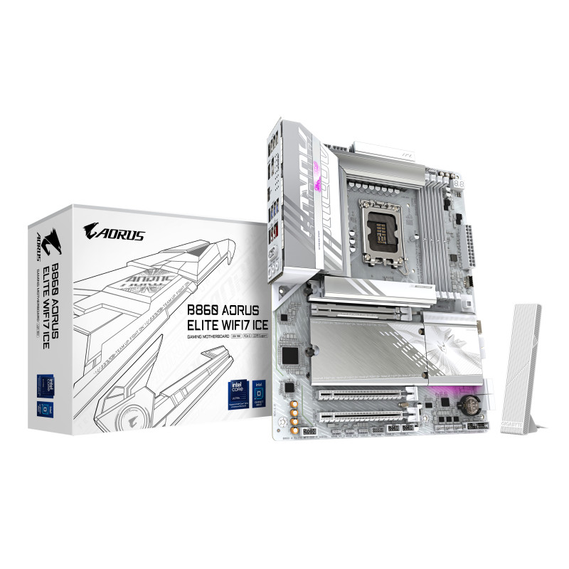 PLACA BASE GIGABYTE B860 A ELITE WF7 ICE 10