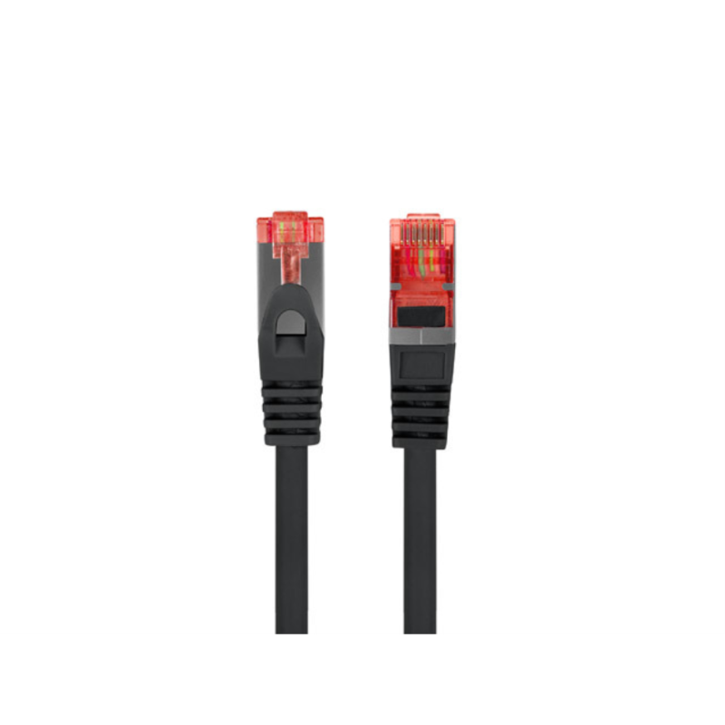 CABLE RED LANBERG LATIGUILLO CAT6 S FTP LSZH CU 1M NEGRO FLUKE PASSED