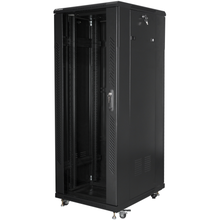 ARMARIO LANBERG RACK 19 32U 600X800 FLAT PACK BLACK NEGRO