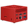 MINI PC LEOTEC INTEL N100 12GB 256GB M2 WIN11 PRO PRE INSTAL ROJO