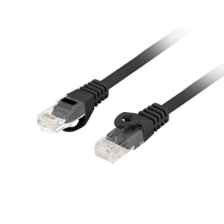 CABLE RED LANBERG LATIGUILLO CAT6 UTP LSZH CU 15M NEGRO FLUKE PASSED
