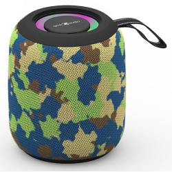 ALTAVOZ PORTATIL GEMBIRD 8W BT LED RGB CAMUFLAJE