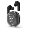AURICULARES GEMBIRD TWST 01 BK TRANSPARENTES NEGRO BT
