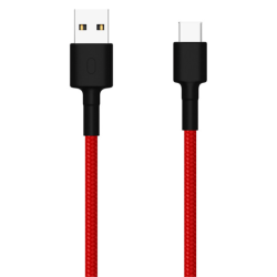 CABLE USB XIAOMI USB MACHO USB TIPO C MACHO ROJO NEGRO