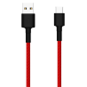 CABLE USB XIAOMI USB MACHO USB TIPO C MACHO ROJO NEGRO