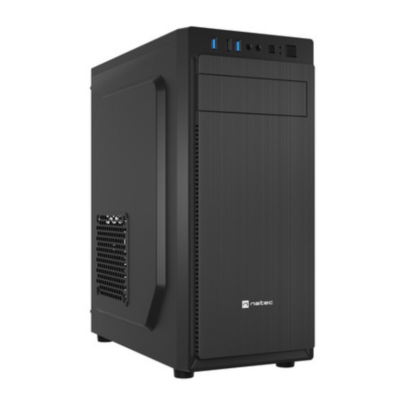 CAJA NATEC ARACANTA MIDI TORRE ATX LECTOR TARJETAS 1XUSB20 2XUSB30 NEGRO